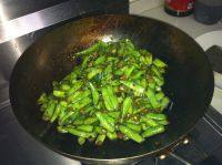 四季豆炒牛肉做法图解6)