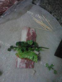 食欲满满的培根卷做法图解2)