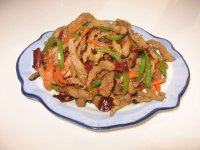 简易的麻辣肉丝