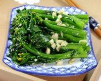 蒜蓉炒菜心自制