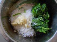 秀色可餐的菠菜拌粉丝做法图解10)