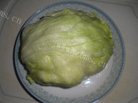 家常菜西红柿炒生菜做法图解1)