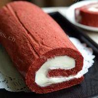「首发」红丝绒奶油蛋糕卷的做法图解二十五
