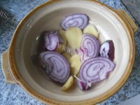 营养的砂锅焗南瓜鸡的做法图解七