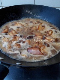 家常菜香菇红烧肉做法图解5)
