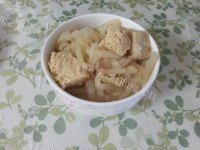 好吃的白菜炖冷冻豆腐做法图解11)