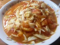 家常杏鲍菇炒西红柿鸡蛋做法图解8)