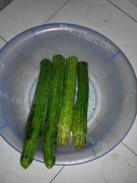 家常菜清炒丝瓜做法图解1)