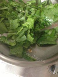 美味的蒜香青菜做法图解7)