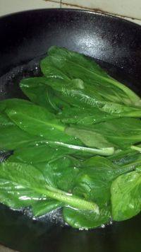 家常菜香菇扒油菜做法图解3)