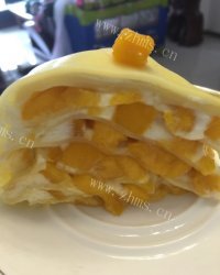 鲜美可口的芒果千层做法图解8)
