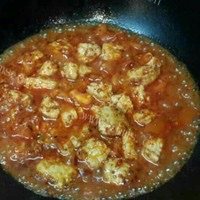 美味的毕节宫爆肉做法图解4)
