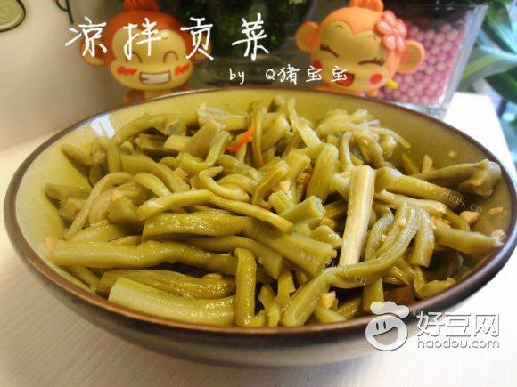 凉拌贡菜