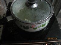 美味的红薯绿豆汤做法图解4)