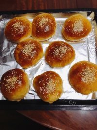 自制牛肉汉堡做法图解9)