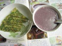 营养美味的紫薯米糊做法图解10)