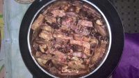 美味的香芋扣肉做法图解13)