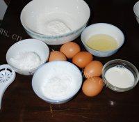 戚风纸杯蛋糕自制做法图解1)