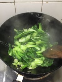 家常青菜香菇做法图解3)