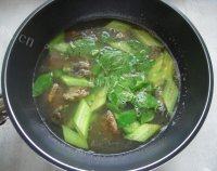 黄瓜皮蛋汤自制
