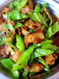 五味俱全的农家小炒肉做法图解6)