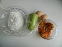 韩式角瓜泡菜煎饼做法图解1)
