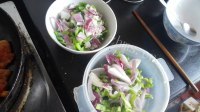 美味的韩式五花肉披萨做法图解3)