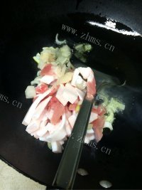 家常菜角瓜炒肉做法图解3)
