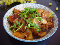 家常菜素烧茄子
