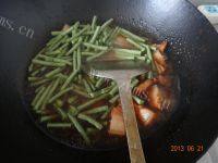 家常菜豆角炒肉做法图解5)