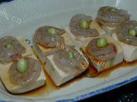 鲜虾蒸豆腐做法图解8)