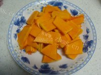 家常菜蒜香南瓜做法图解1)