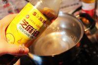 美味的菠菜粉丝汤做法图解4)