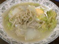 食欲满满的白菜鸡蛋面