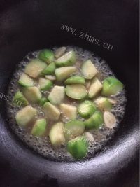 美味的丝瓜炒油条做法图解5)