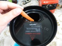 自制苹果梨胡萝卜汁做法图解5)