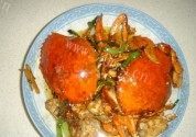 易做的姜葱炒肉蟹