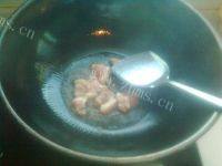 家常菜肉片炒山药做法图解4)