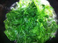 家常菜蛋酱菠菜做法图解2)