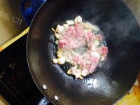 美味的粉条炒肉做法图解4)