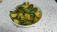 诱人的家常炖豆角