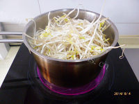 家常菜绿豆芽炒鸡蛋做法图解5)