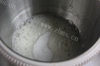 美食抹茶巴巴露佐香草奶冻做法图解10)