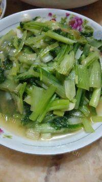 家常素炒小白菜