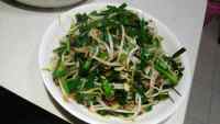 营养丰富的韭菜炒豆芽做法图解6)