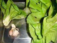 家常炒小白菜做法图解1)