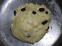 妈妈教我做葡萄干吐司做法图解6)