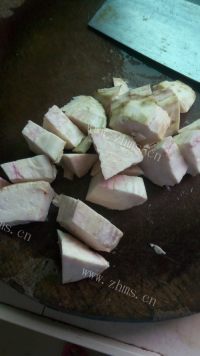 美味姜片蕃薯糖水做法图解2)