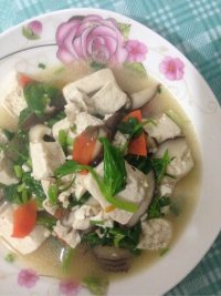 家常菜香菇豆腐