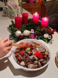 芳香四溢的爆炒花蛤做法图解6)